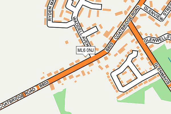 ML6 0NJ map - OS OpenMap – Local (Ordnance Survey)
