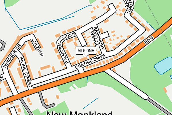 ML6 0NR map - OS OpenMap – Local (Ordnance Survey)