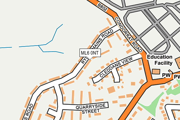 ML6 0NT map - OS OpenMap – Local (Ordnance Survey)