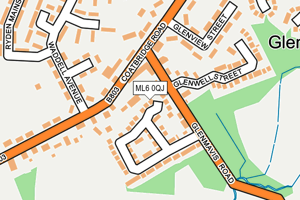 ML6 0QJ map - OS OpenMap – Local (Ordnance Survey)