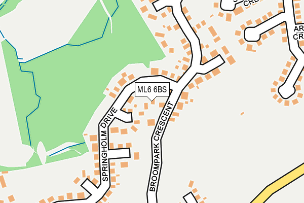 ML6 6BS map - OS OpenMap – Local (Ordnance Survey)