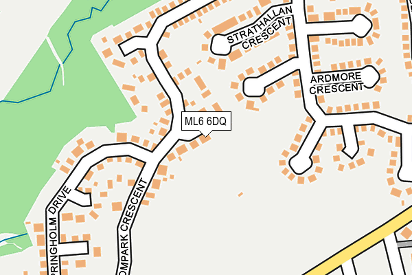 ML6 6DQ map - OS OpenMap – Local (Ordnance Survey)