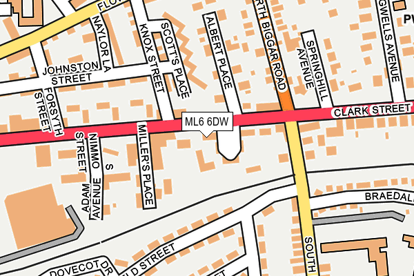 ML6 6DW map - OS OpenMap – Local (Ordnance Survey)
