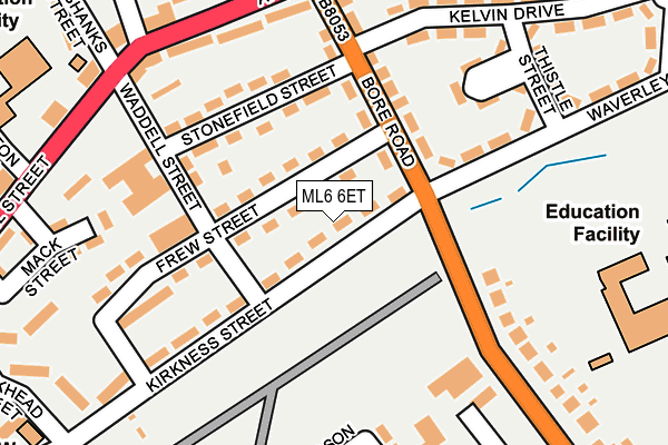 ML6 6ET map - OS OpenMap – Local (Ordnance Survey)