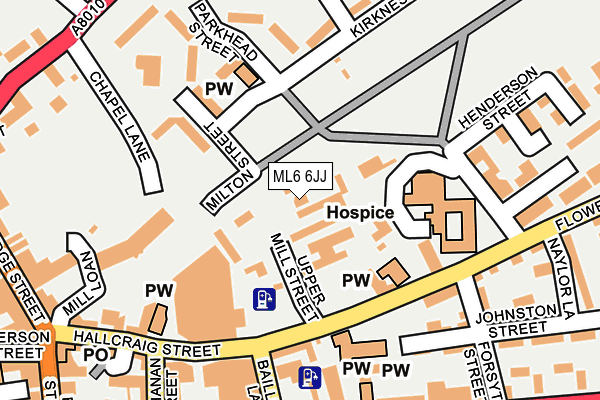 ML6 6JJ map - OS OpenMap – Local (Ordnance Survey)