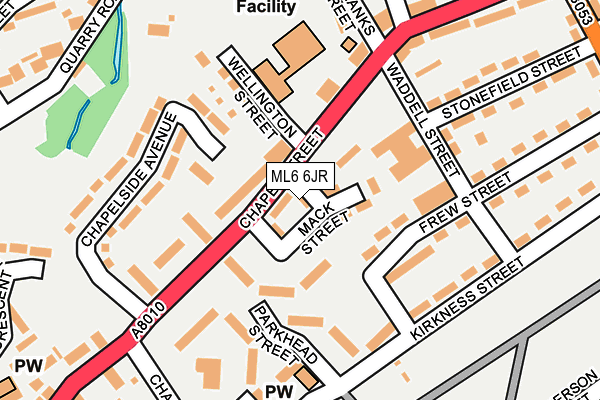 ML6 6JR map - OS OpenMap – Local (Ordnance Survey)