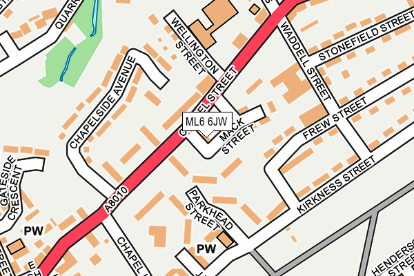 ML6 6JW map - OS OpenMap – Local (Ordnance Survey)