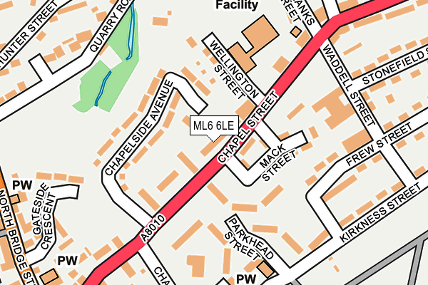 ML6 6LE map - OS OpenMap – Local (Ordnance Survey)