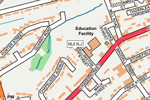 ML6 6LJ map - OS OpenMap – Local (Ordnance Survey)