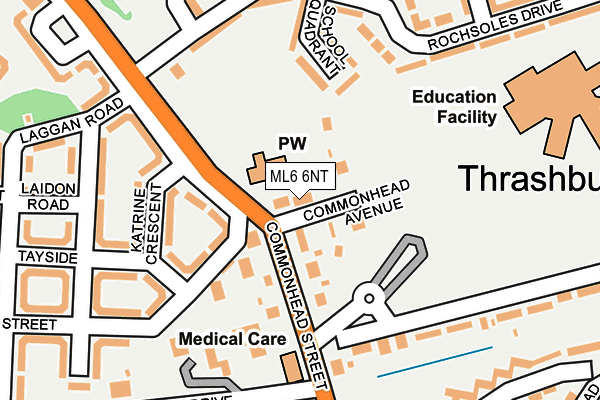 ML6 6NT map - OS OpenMap – Local (Ordnance Survey)