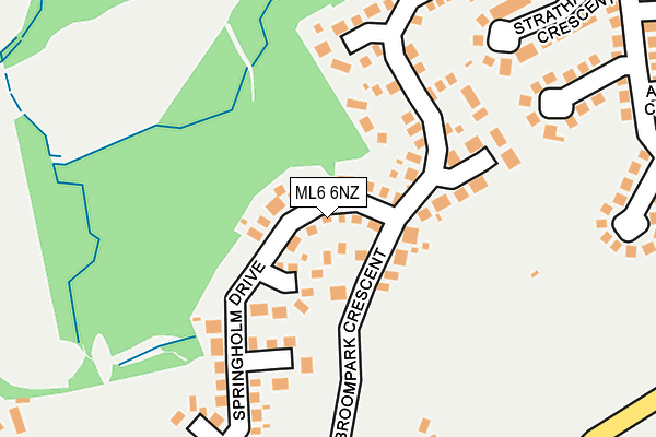 ML6 6NZ map - OS OpenMap – Local (Ordnance Survey)