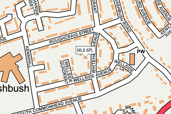 ML6 6PL map - OS OpenMap – Local (Ordnance Survey)