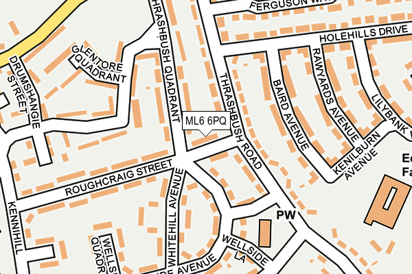 ML6 6PQ map - OS OpenMap – Local (Ordnance Survey)