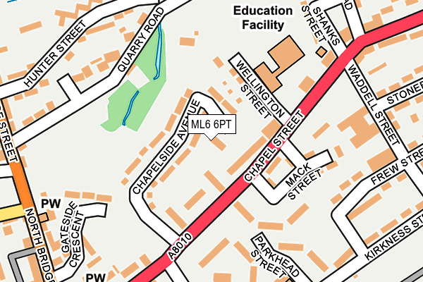 ML6 6PT map - OS OpenMap – Local (Ordnance Survey)