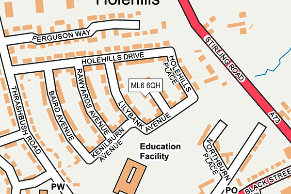 ML6 6QH map - OS OpenMap – Local (Ordnance Survey)