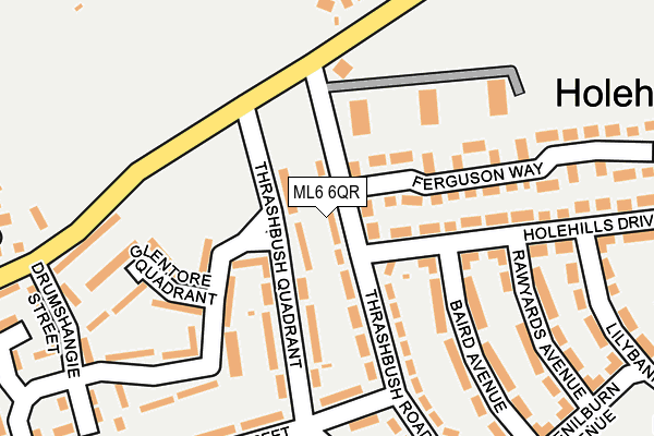 ML6 6QR map - OS OpenMap – Local (Ordnance Survey)