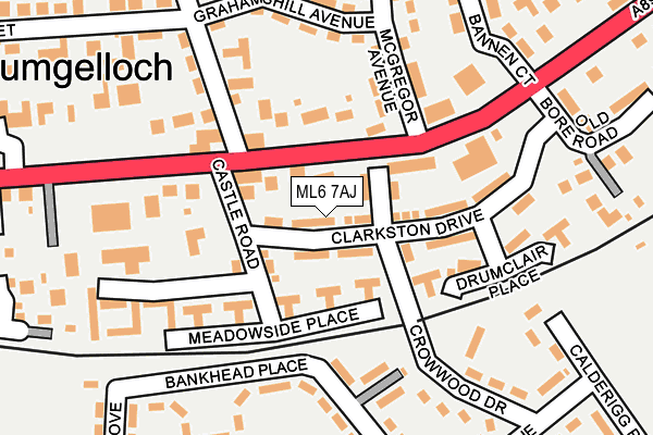 ML6 7AJ map - OS OpenMap – Local (Ordnance Survey)