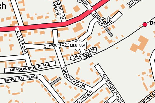 ML6 7AP map - OS OpenMap – Local (Ordnance Survey)