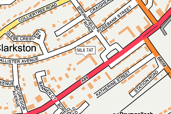 ML6 7AT map - OS OpenMap – Local (Ordnance Survey)