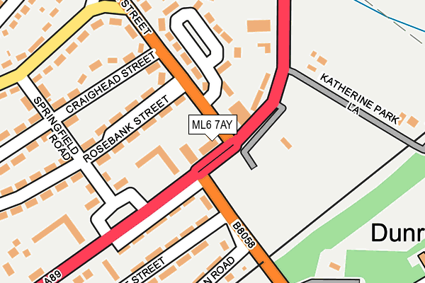 ML6 7AY map - OS OpenMap – Local (Ordnance Survey)