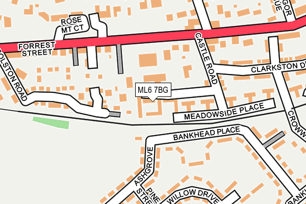 ML6 7BG map - OS OpenMap – Local (Ordnance Survey)