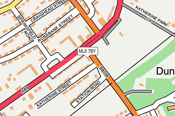 ML6 7BY map - OS OpenMap – Local (Ordnance Survey)