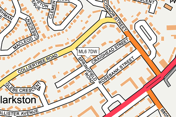 ML6 7DW map - OS OpenMap – Local (Ordnance Survey)