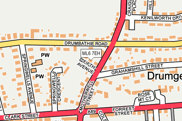 ML6 7EH map - OS OpenMap – Local (Ordnance Survey)