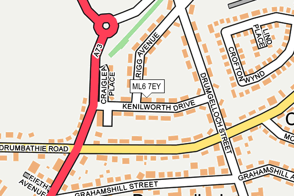 ML6 7EY map - OS OpenMap – Local (Ordnance Survey)