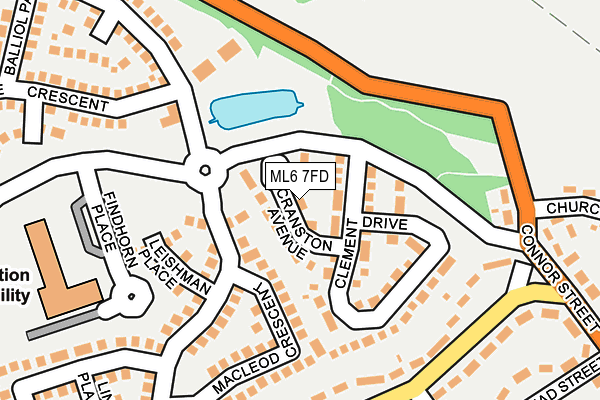 ML6 7FD map - OS OpenMap – Local (Ordnance Survey)