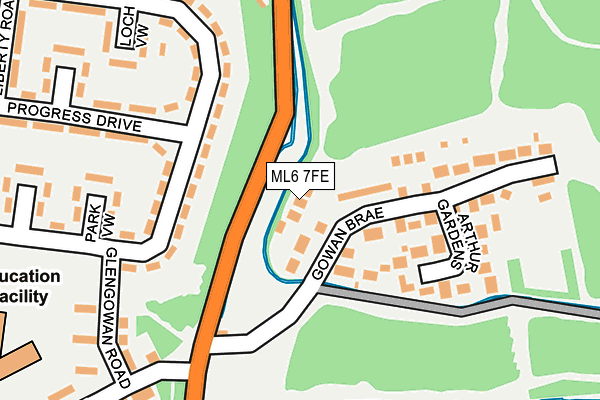 ML6 7FE map - OS OpenMap – Local (Ordnance Survey)
