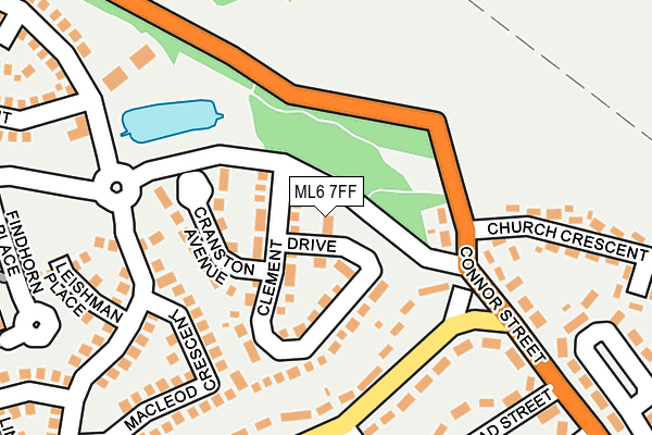 ML6 7FF map - OS OpenMap – Local (Ordnance Survey)
