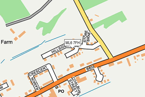 ML6 7FH map - OS OpenMap – Local (Ordnance Survey)