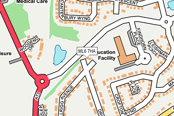 ML6 7HA map - OS OpenMap – Local (Ordnance Survey)