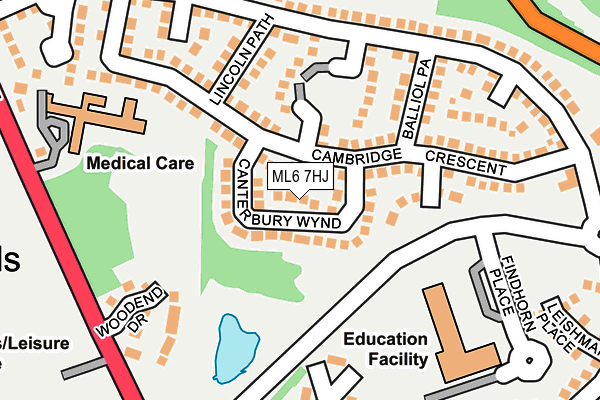 ML6 7HJ map - OS OpenMap – Local (Ordnance Survey)