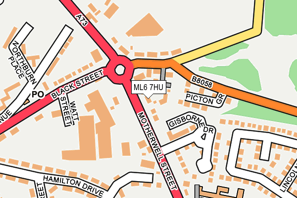ML6 7HU map - OS OpenMap – Local (Ordnance Survey)