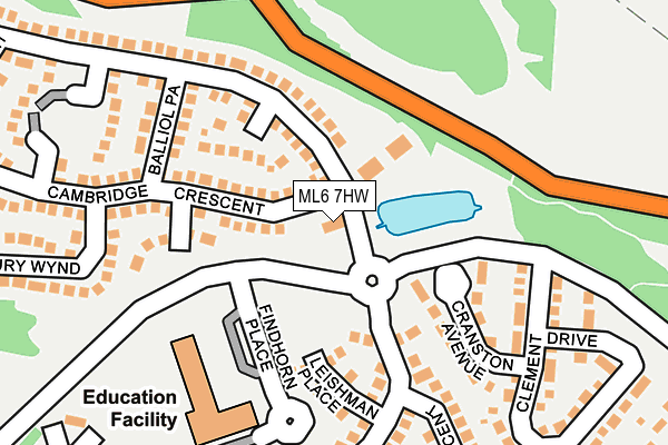 ML6 7HW map - OS OpenMap – Local (Ordnance Survey)