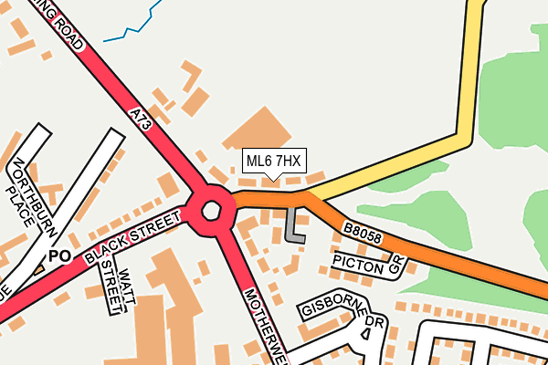 ML6 7HX map - OS OpenMap – Local (Ordnance Survey)