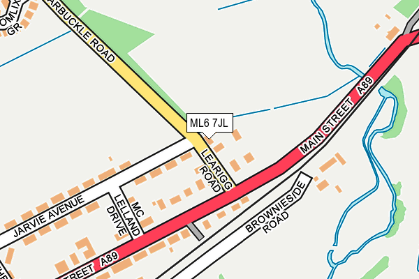 ML6 7JL map - OS OpenMap – Local (Ordnance Survey)