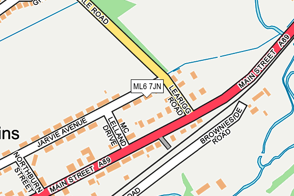 ML6 7JN map - OS OpenMap – Local (Ordnance Survey)