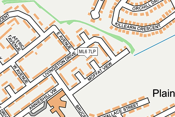 ML6 7LP map - OS OpenMap – Local (Ordnance Survey)