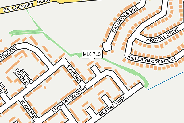 ML6 7LS map - OS OpenMap – Local (Ordnance Survey)