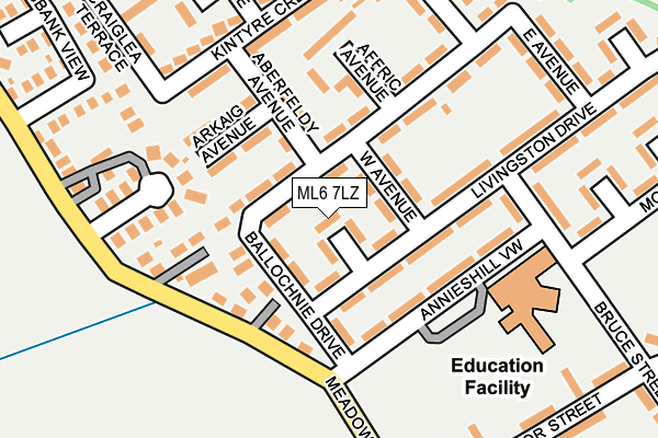 ML6 7LZ map - OS OpenMap – Local (Ordnance Survey)