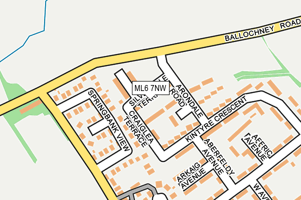 ML6 7NW map - OS OpenMap – Local (Ordnance Survey)