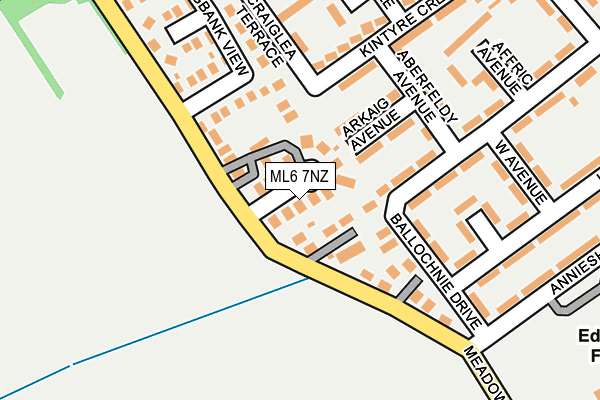 ML6 7NZ map - OS OpenMap – Local (Ordnance Survey)