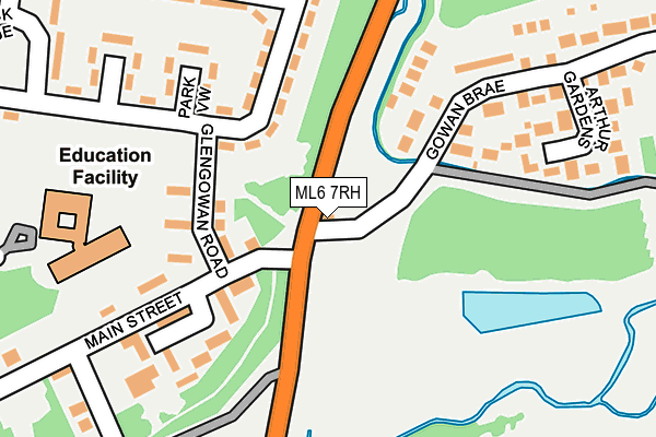 ML6 7RH map - OS OpenMap – Local (Ordnance Survey)