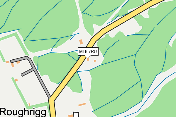ML6 7RU map - OS OpenMap – Local (Ordnance Survey)