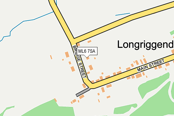 ML6 7SA map - OS OpenMap – Local (Ordnance Survey)