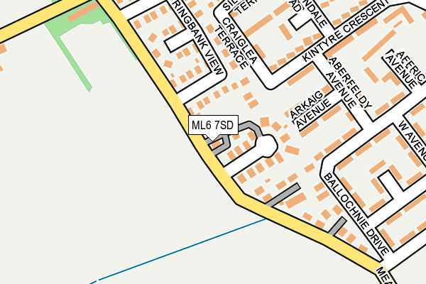 ML6 7SD map - OS OpenMap – Local (Ordnance Survey)