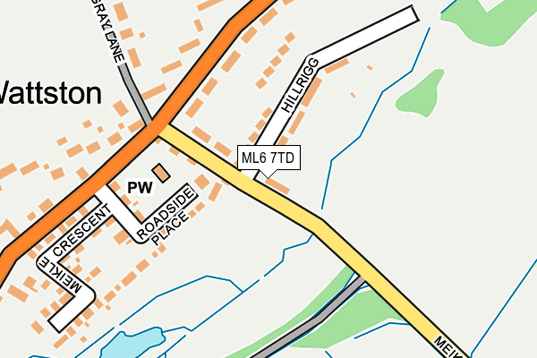 ML6 7TD map - OS OpenMap – Local (Ordnance Survey)